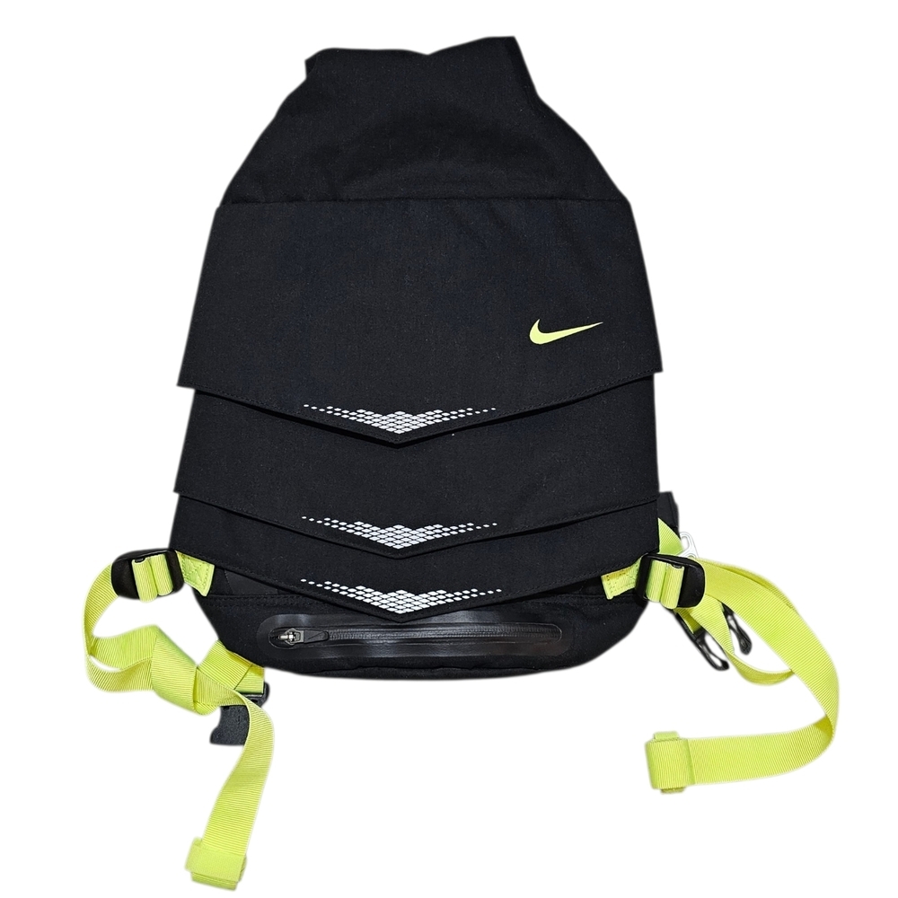 Nike Black Backpack with Neon Yellow Accents